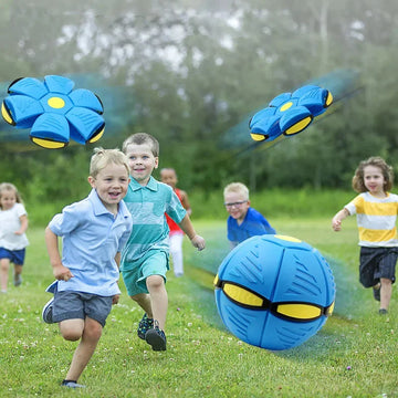 Children &Dog Toys Flying UFO Saucer Ball Training Games Interactive Outdoor Sports