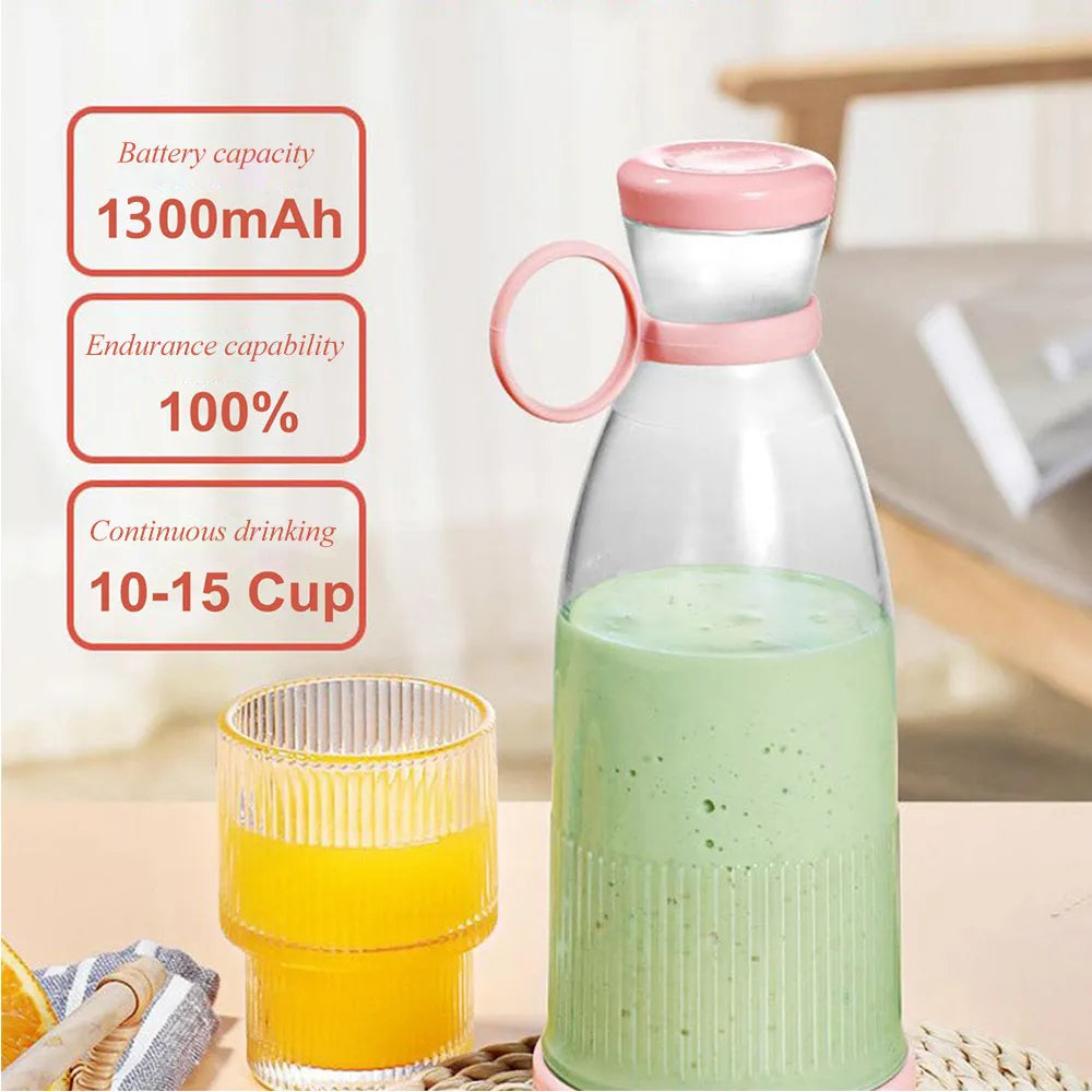 Portable Juicer Bottle Rechargeable Mixers Fresh Fruit Juicers