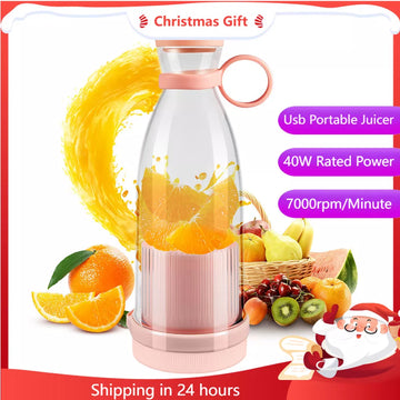 Portable Juicer Bottle Rechargeable Mixers Fresh Fruit Juicers