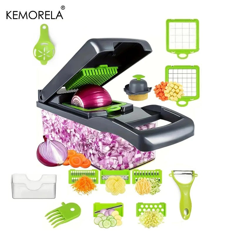 14/16 in 1 Multifunctional Vegetable cutter chopper and slicer