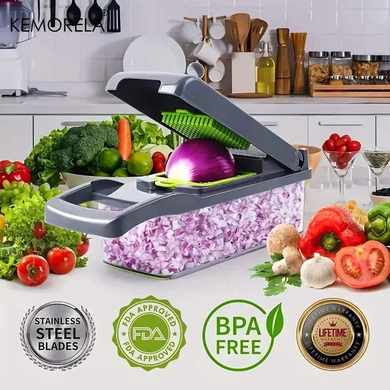 14/16 in 1 Multifunctional Vegetable cutter chopper and slicer