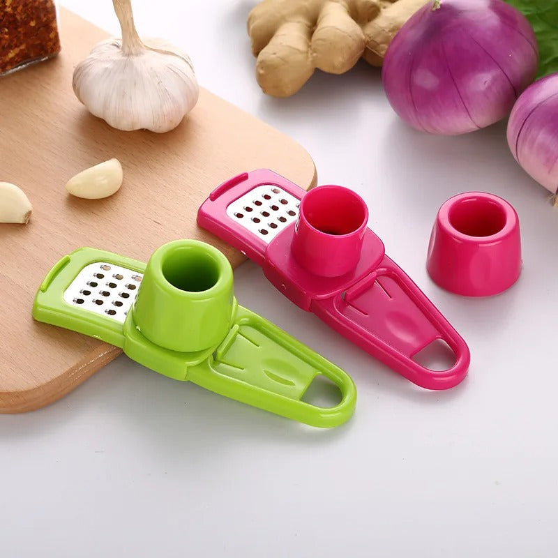 Ginger Garlic Crusher Press Garlic Grinding Grater Cutter Peeler